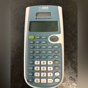 Texas Instruments TI-30XS Multiview Blue and White Calculator